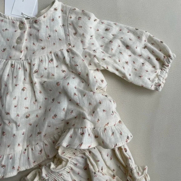 Zara Baby Girl Dress with Bloomers 1-3 months - Picture 13 of 16